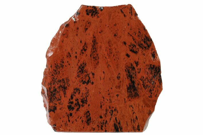 Polished Mahogany Obsidian Section - Mexico #153545